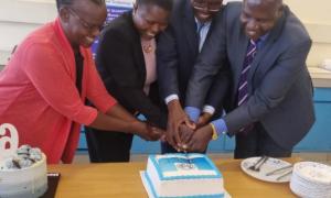 Director General Assumption of Office - Cutting of Symbolic Celebretory Cake