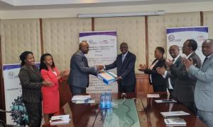 Director General Assumption of Office - Handing Over the Office by  the Acting Director Dr. Arthur  Onyuka to Dr. Ing. Calvin Onyango