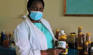 Margaret Mwaura - Supported in Honey Processing